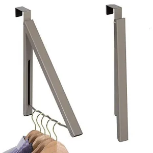 Retractable Clothes Drying Rack Wall Mounted Collapsible Laundry Hanger