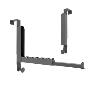 Over The Door Drying Rack, Foldable Portable Over The Door Hooks 1 Space Grey